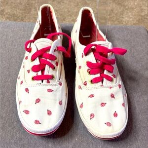 Kate Spade x Keds Ladybug Sneakers Women Size 7 Novelty Print Preppy Spring
